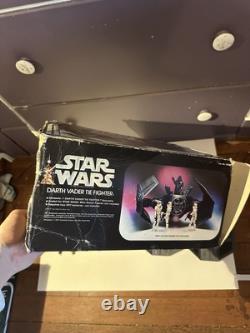Vintage star wars original boxed darth vader tie fighter 1977 Palitoy