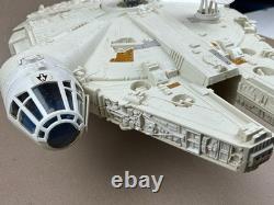Vtg Kenner Star Wars Millennium Falcon 1979 Han & Chewy Figures Effect Works