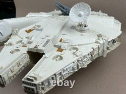 Vtg Kenner Star Wars Millennium Falcon 1979 Han & Chewy Figures Effect Works