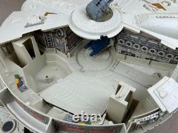 Vtg Kenner Star Wars Millennium Falcon 1979 Han & Chewy Figures Effect Works