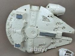 Vtg Kenner Star Wars Millennium Falcon 1979 Han & Chewy Figures Effect Works