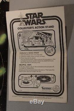 Vtg Kenner Star Wars Original 12 Figure Display Stand 1977 Rare Mail Away Nm Htf