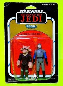 Vtg STAR WARS Action Figure Two 2 PACK General Madine & Ree-Yees ROTJ 1983