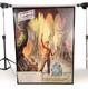 Vtg Star Wars Empire Strikes Back Movie Poster Signed By Hamill & Kenny Baker